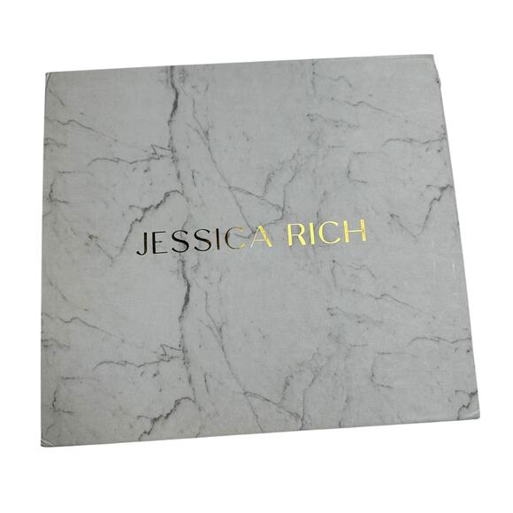 JESSICA RICH Transparent So Fancy Sandal Orange Clean Pointed Heel Women's 38 8 - Picture 13 of 15